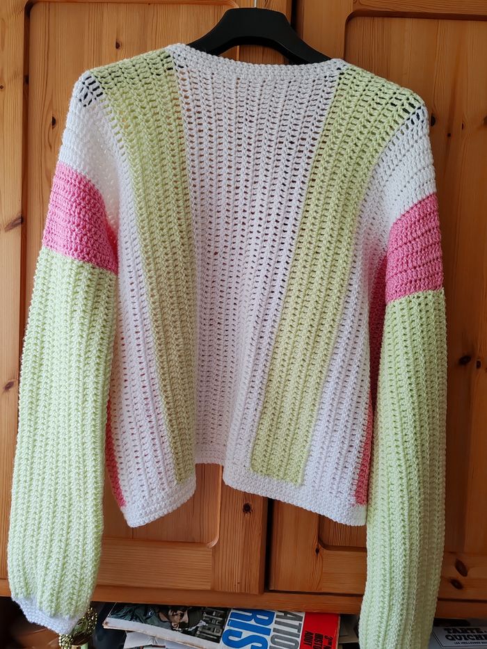Long gilet crochete - photo numéro 2