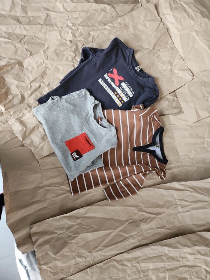 Lot 3 t-shirt manches longues