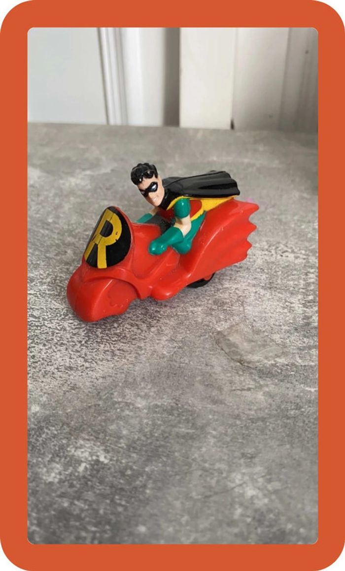 Robin sur sa moto