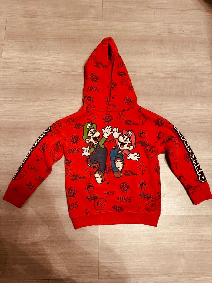 Pull super Mario garçon 5-6 ans