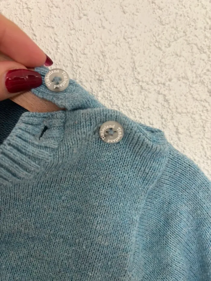 Pull bleu enfant bébé Timberland 18 mois 81 cm - photo numéro 2