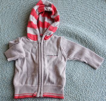 Gilet sucre d orge - tbe - 6 mois