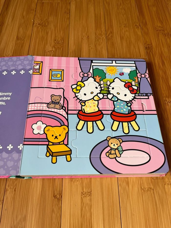 Livre puzzle hello kitty - photo numéro 2