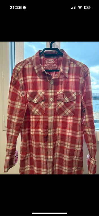 Chemise à carreaux Superdry