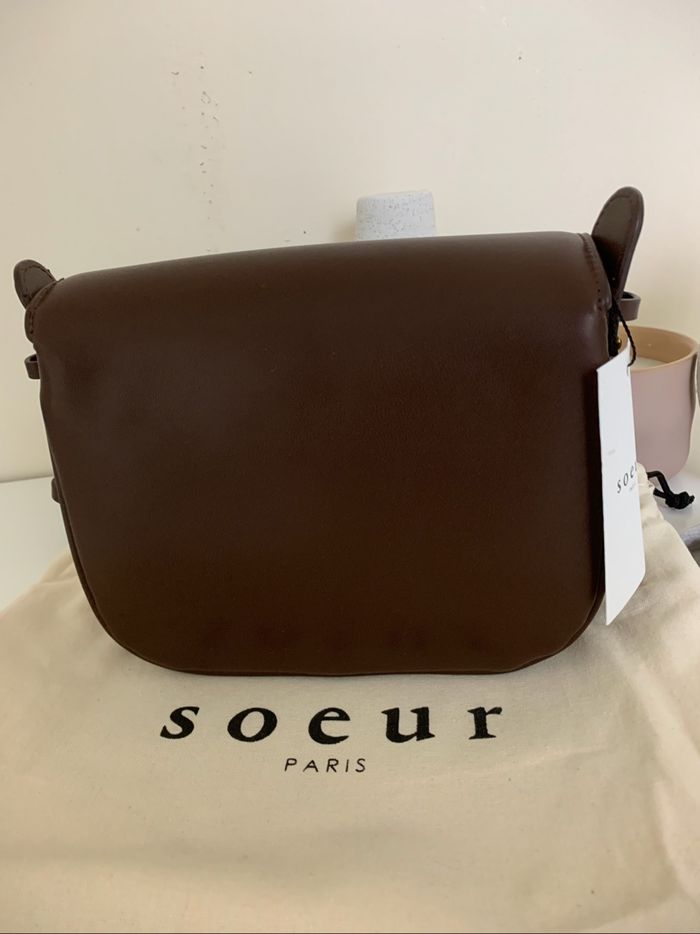 Sac Sœur Bellissima – Cuir marron – Neuf avec étiquette - photo numéro 9