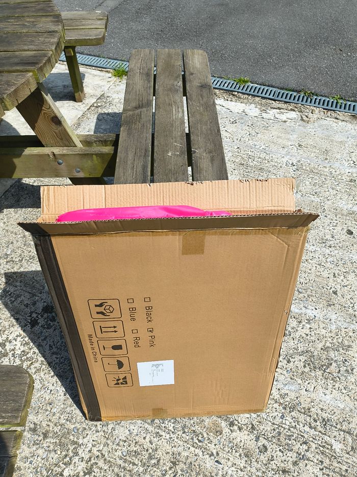Parc pliable rose pour chien - photo numéro 3