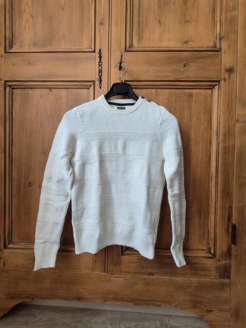 Pull devred blanc Taille S