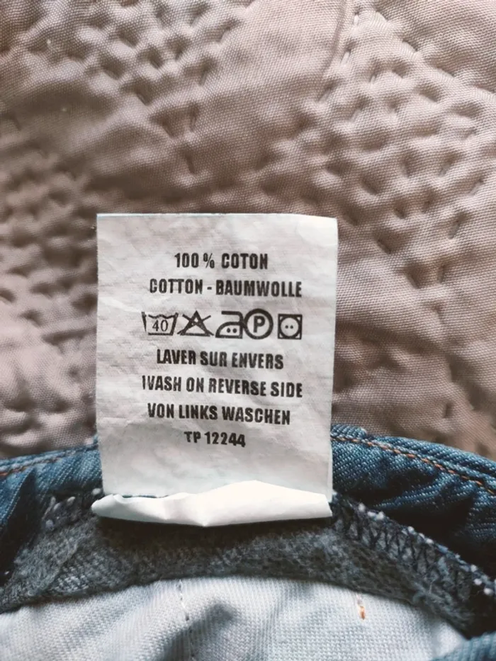 Jupe longue en jeans Taille 42 - photo numéro 7