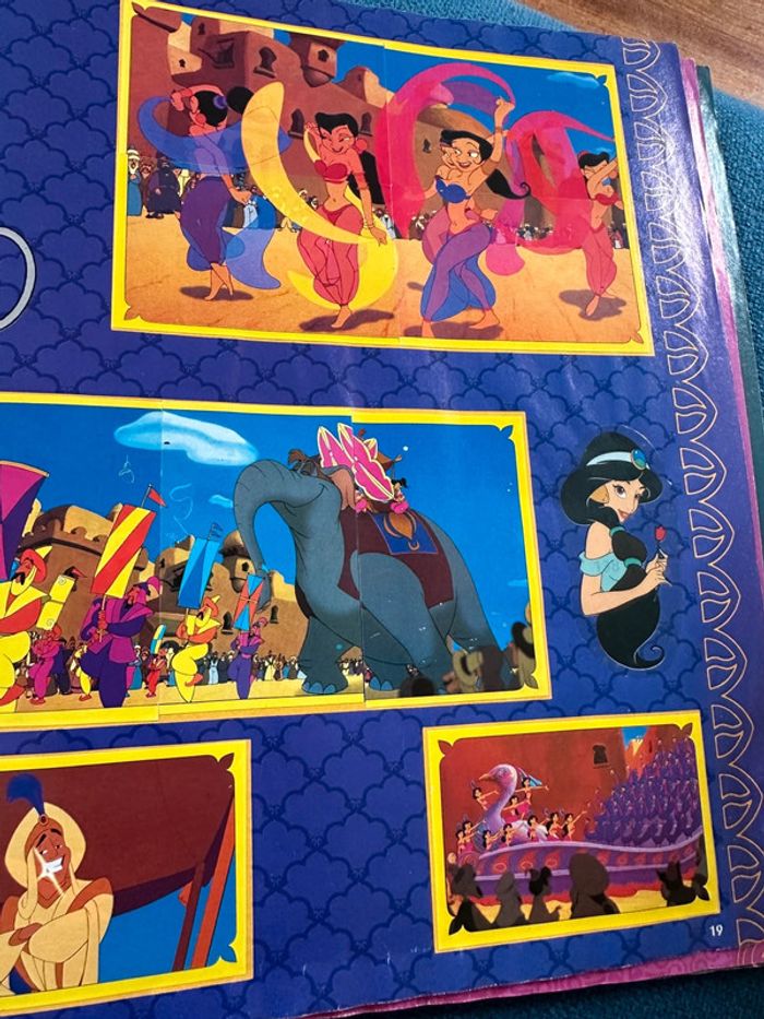 Album Panini images complet Disney Aladdin lampe magique Jasmine stickers autocollants - photo numéro 6