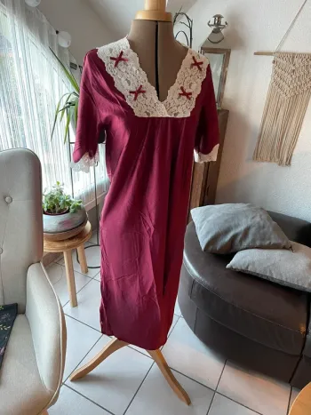 Chemise de nuit satin -T 40