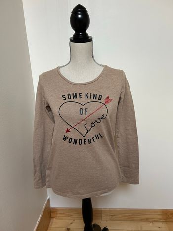 T-shirt manches longues beige IKKS - Taille L/40