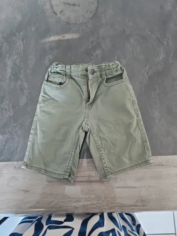 Short en jean kaki 7 ans