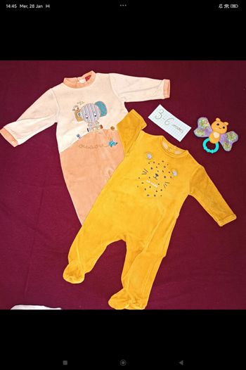 Lot pyjamas bébé 
