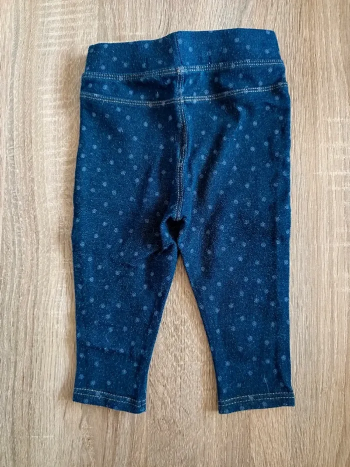 Ensemble haut rose DPAM et pantalon bleu Obaibi bébé fille 6 mois - photo numéro 7