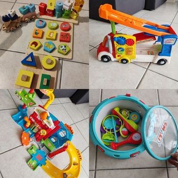 Gros lot de jouets divers - 5 sacs + dînette