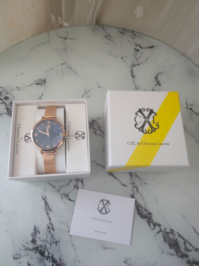 Montre quartz alliage doré rose - photo numéro 1