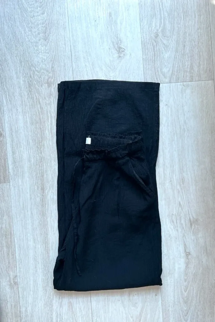 Pantalon à jambes larges plissé Primark taille L (taille petit) - photo numéro 6