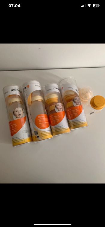 Biberons Medela avec tétines Calma