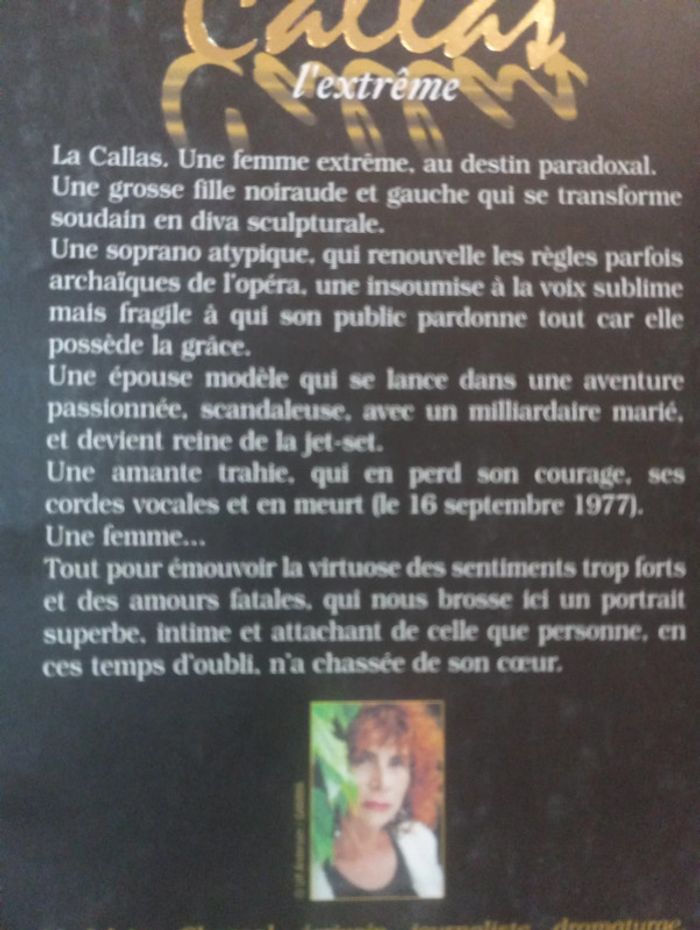 Madeleine Chapsal - Callas l'extrême - photo numéro 3