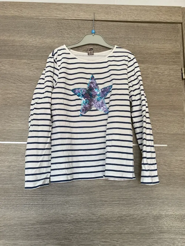 T-shirt à manches longues tape à l’œil 10 ans