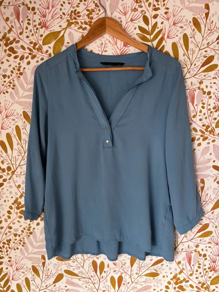 Blouse bleu Zara