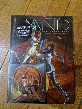 Bd hand tome 2 avec cd rom