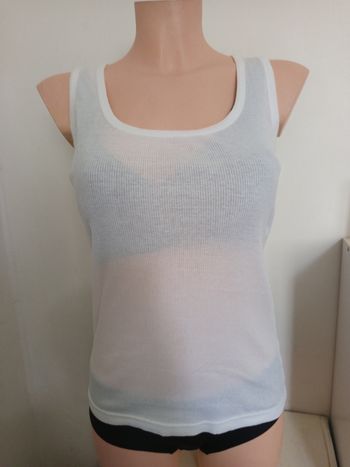 Débardeur femme blanc M