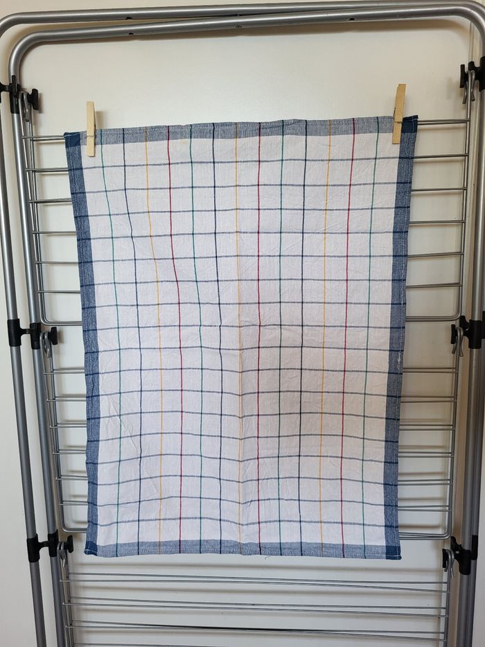 3 torchons quadrillages Becquet - photo numéro 5