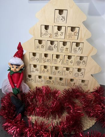 Calendrier de l’avent en bois