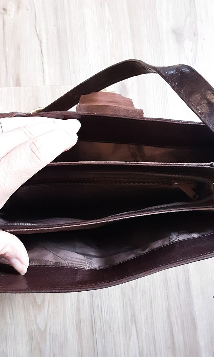 Sac à main bandoulière marron pour femme Picard - photo numéro 9