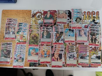 Lot carte one piece op01 rouge