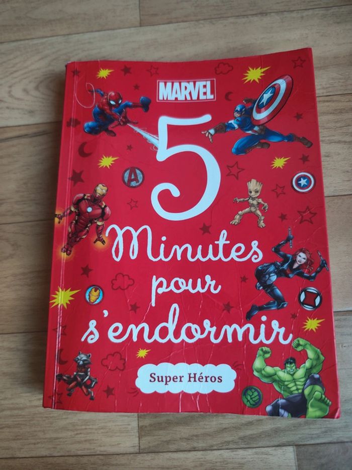 Livre marvel 5 minutes pour s'endormir
