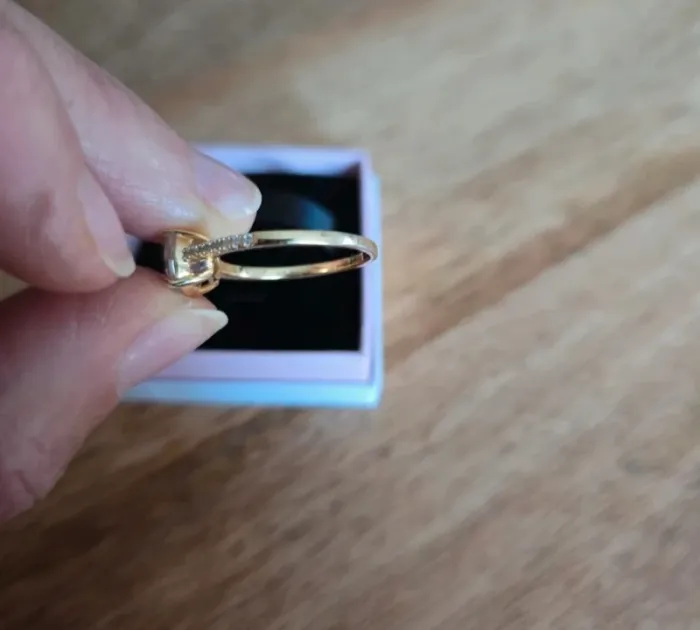 Bague plaqué or - photo numéro 3