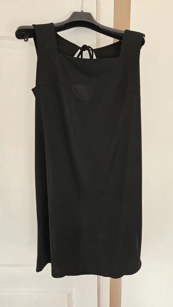 Robe courte classique noire sans manche, La Redoute, 44/46, nickel