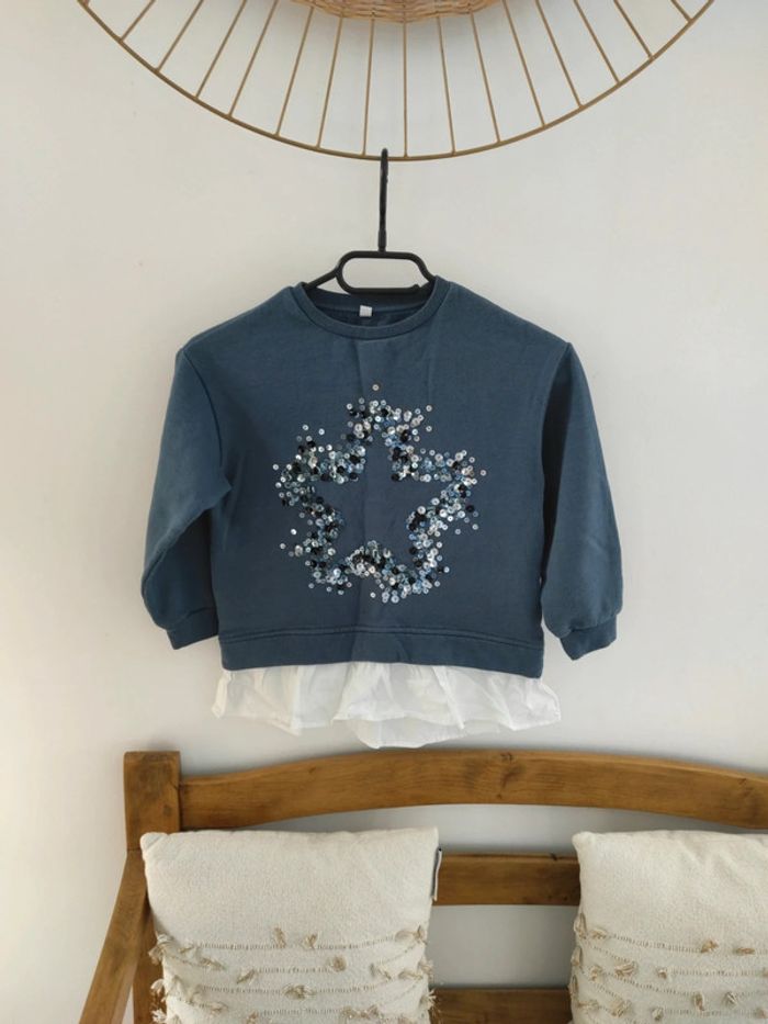 Pull chemise fille 6 ans