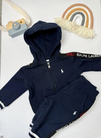Ensemble Ralph Lauren bébé garçon 6 mois marine super état