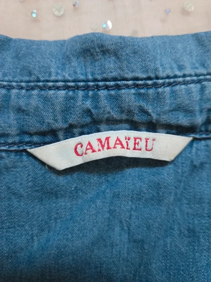 Chemise en jeans Camaïeu taille S/36 - photo numéro 3