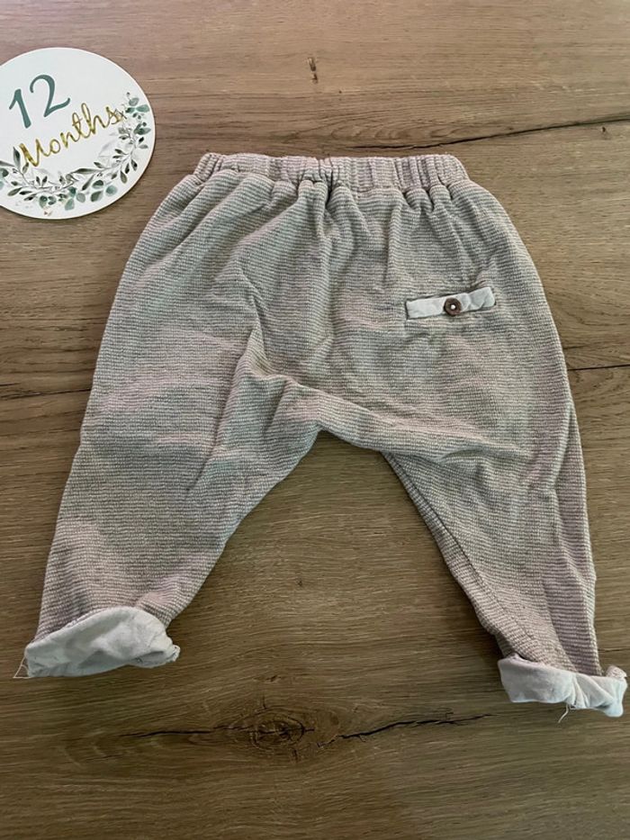 Pantalon beige 12 mois - photo numéro 2
