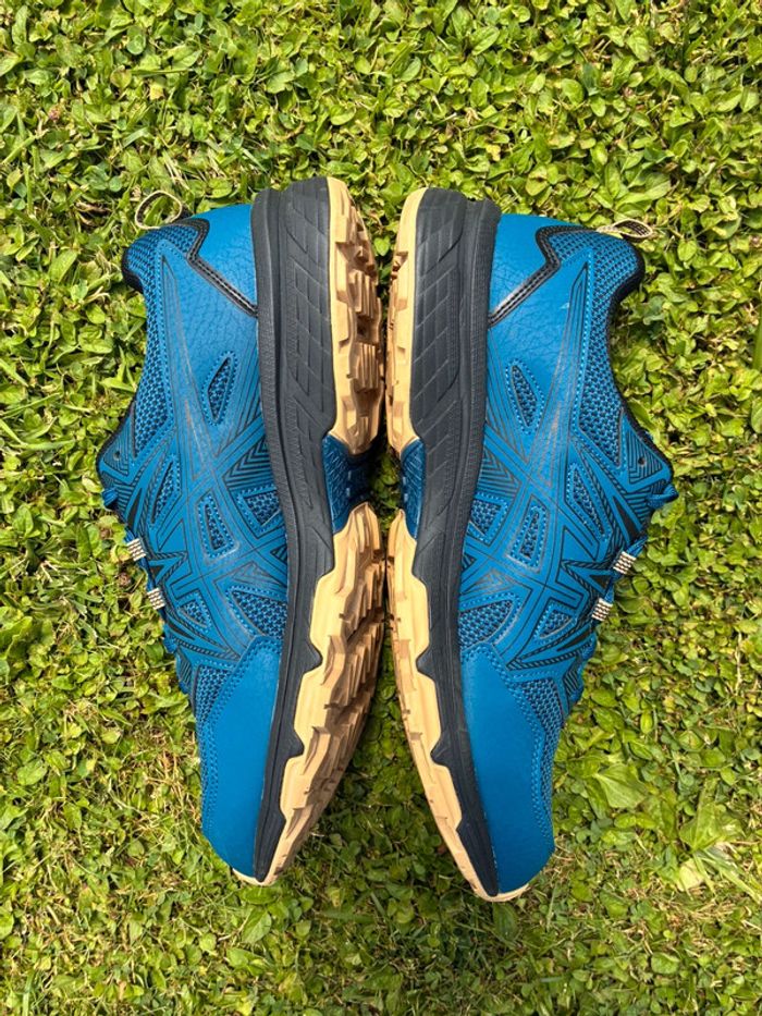 Baskets asics gel venture 8 bleu marine et beige pointure 44 neuves - photo numéro 4