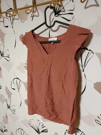 Blouse terracotta