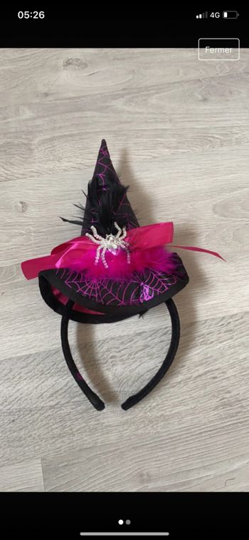 Serre tête enfant sorcière