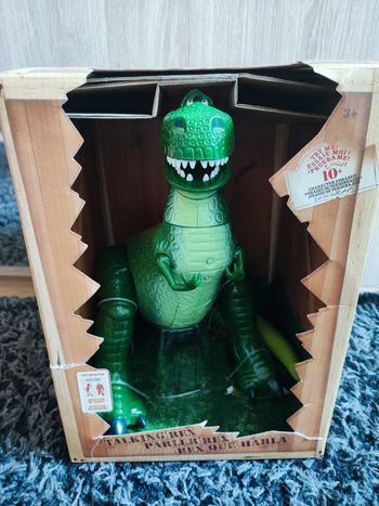 Grande figurine parlante interactive Rex dinosaures toy story disney neuf