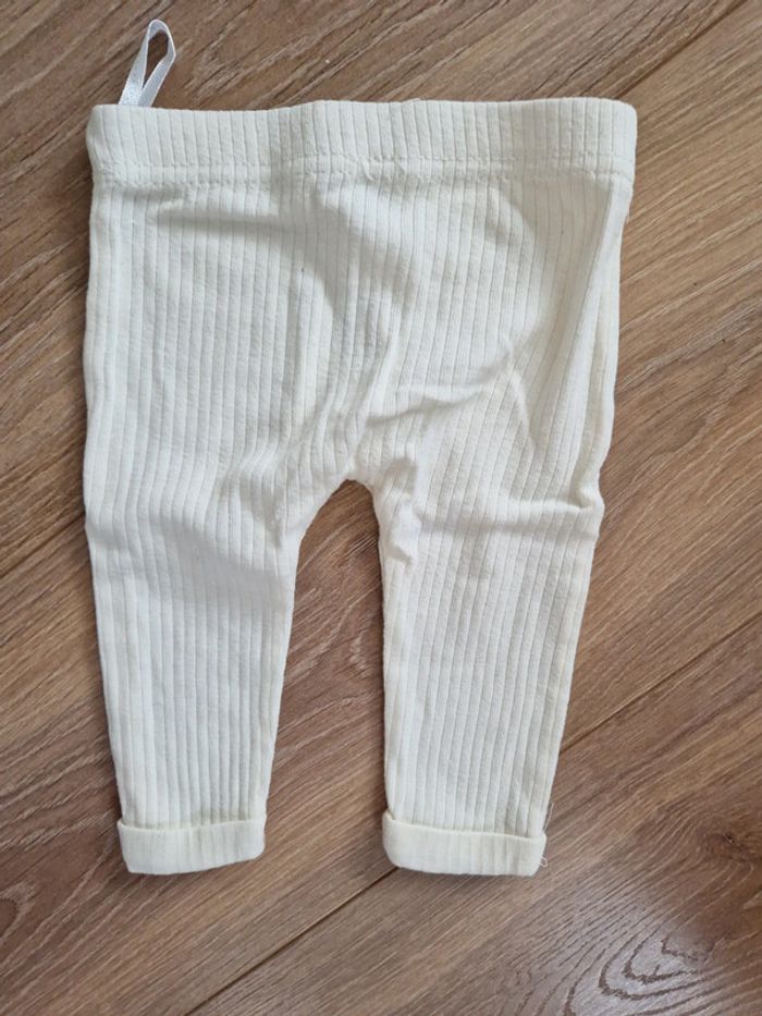 Legging bébé mixte Zeeman crème 62 cm - photo numéro 3