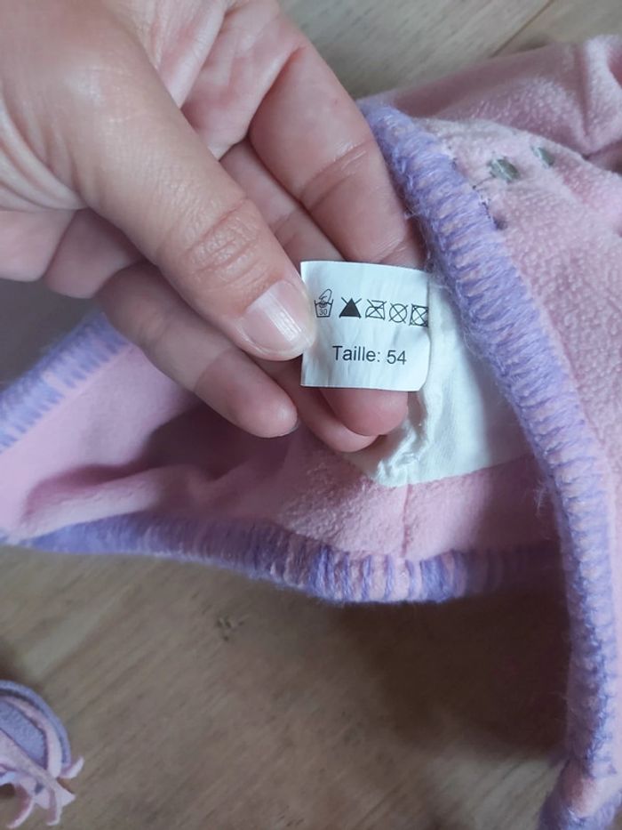 Bonnet hiver fille taille 54cms 5/8 ans (78) - photo numéro 3