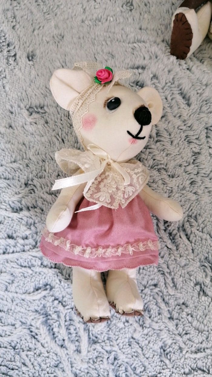 Peluches articulées fait main - photo numéro 2