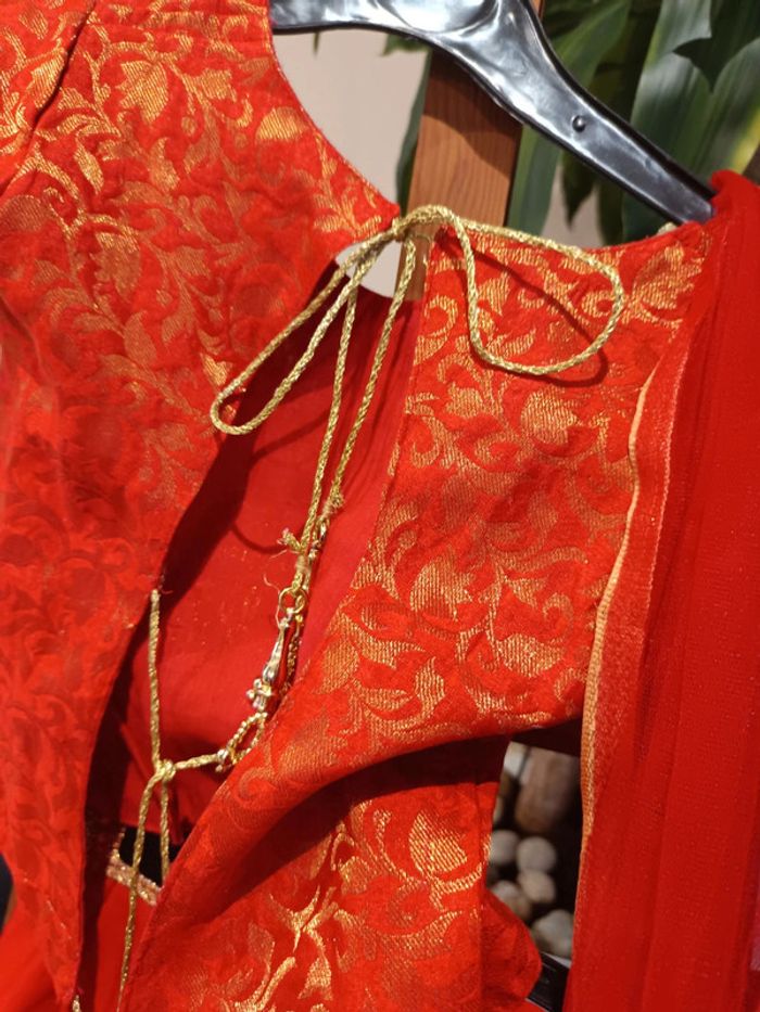 Tenue lenga enfants rouge 6/8 ans - photo numéro 6