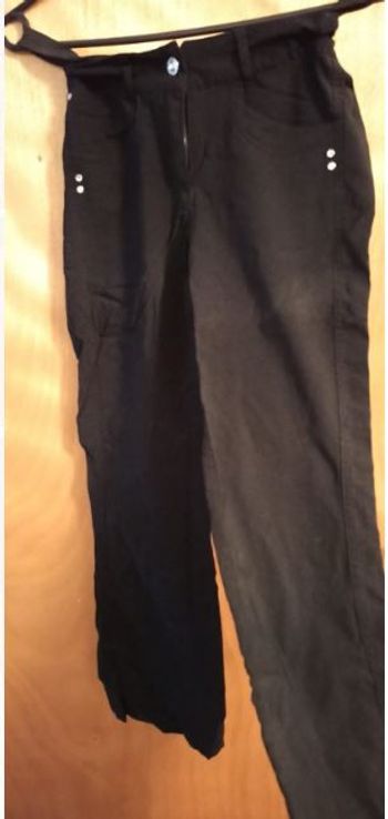 Pantalon noir à pattes d'éléphant