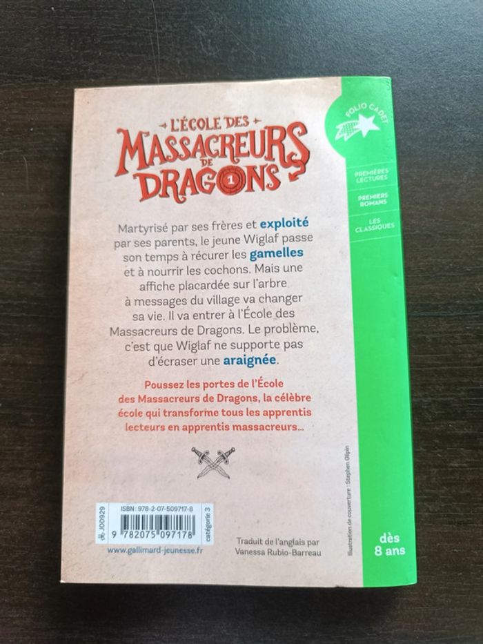 Livre L'ECOLE DES MASSACREURS DE DRAGONS - photo numéro 6