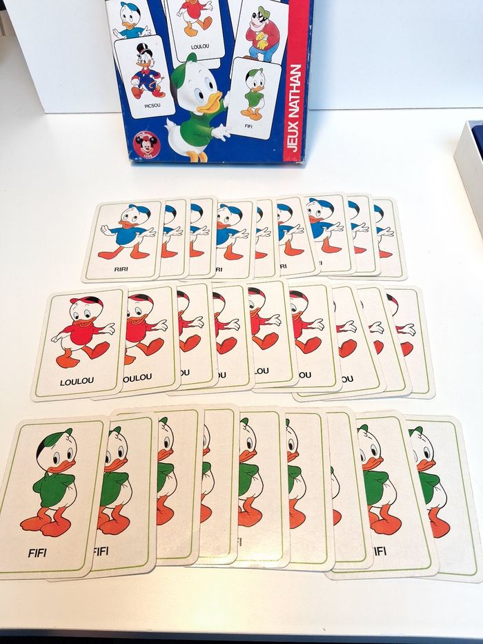 Jeux vintage Disney 1991 La bande à Picsou (jeux nathan) complet - photo numéro 3