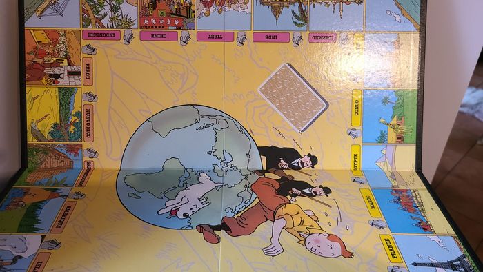 Jeu de Société Tintin et le Piège du Totem Dhor Nathan 1992 Vintage Complet - photo numéro 5